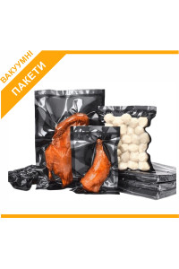 Чорний вакуумний пакет 30*40см